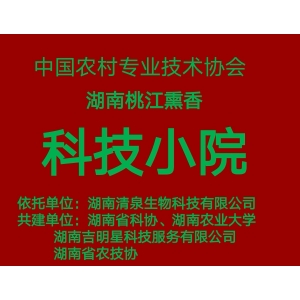 中国农村专业技术协会——桃江熏香科技小院